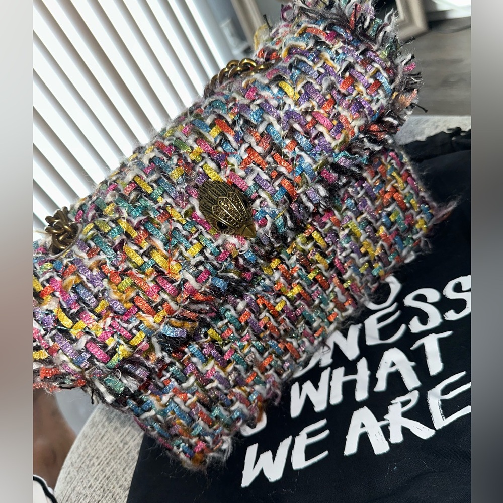 Kurt Geiger Multi Tweed shoulder bag